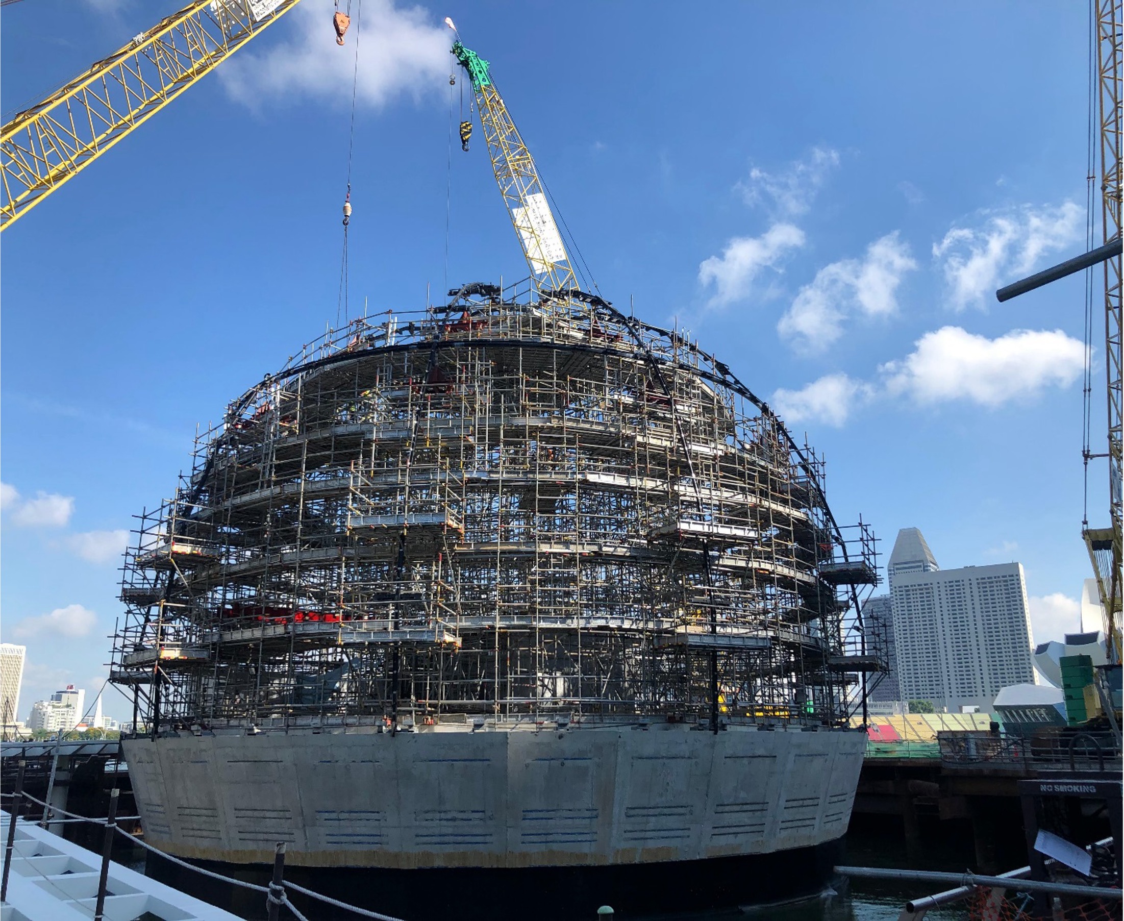 Apple Dome — Marina Bay Sands — K&C Scaffolding